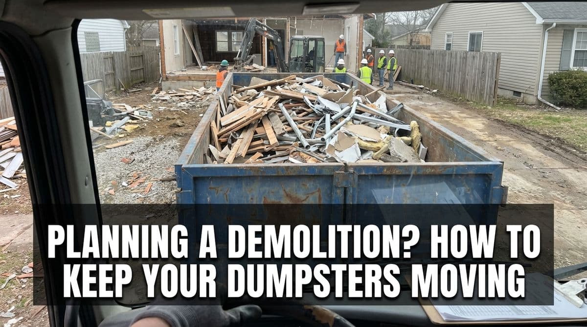 Planning a Demolition? How to Keep Your Dumpsters Moving image